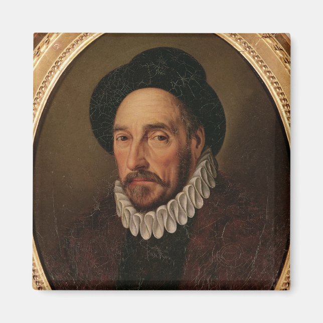 Imán Retrato de Michel Eyquem de Montaigne (Frente)