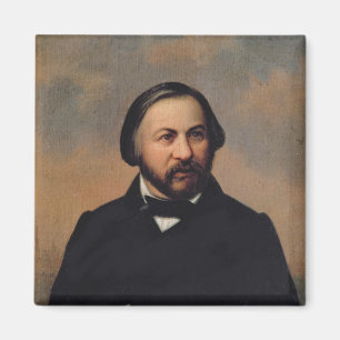 Imán Retrato de Mikhail Ivanovich Glinka, 1850s