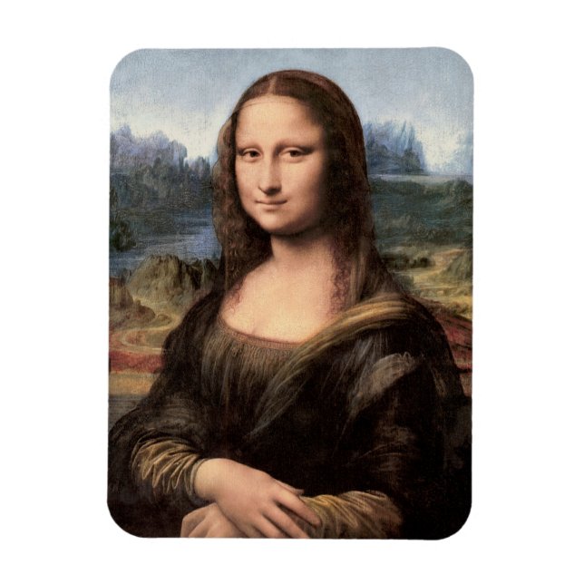 Imán Retrato de Mona Lisa / Pintura (Vertical)