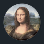 Imán Retrato de Mona Lisa / Pintura<br><div class="desc">La Mona Lisa de la artista Leonardo da Vinci,  que ha sido aclamada como "la más conocida,  la más visitada,  la más escrita,  la más cantada,  la obra de arte más parodiada del mundo".</div>