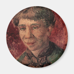 Imán Retrato de mujer Madame Tanguy, Vincent van Gogh
