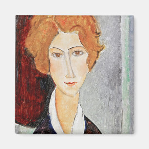 Imán Retrato de mujer, Modigliani
