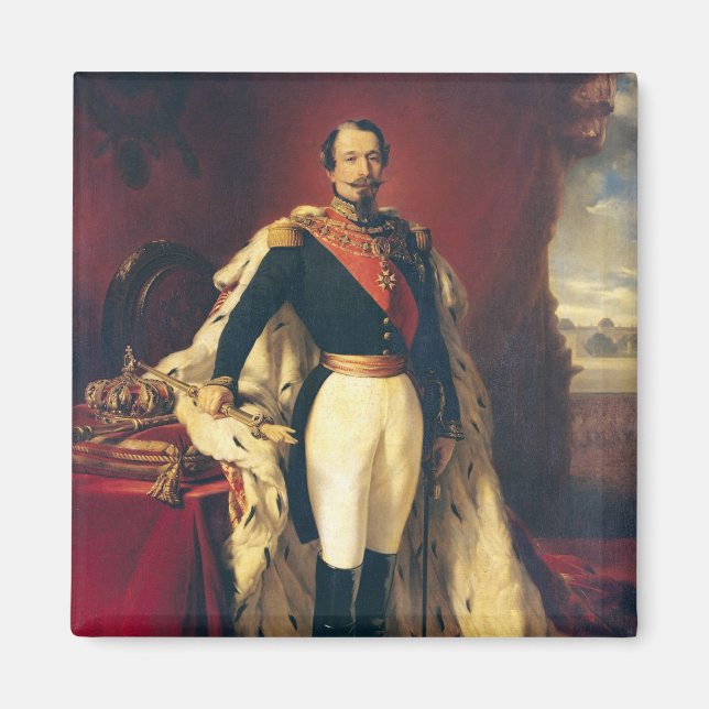 Imán Retrato de Napoleón III Emperador de Francia (Frente)