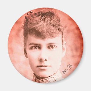 Imán Retrato de Nellie Bly Magnet