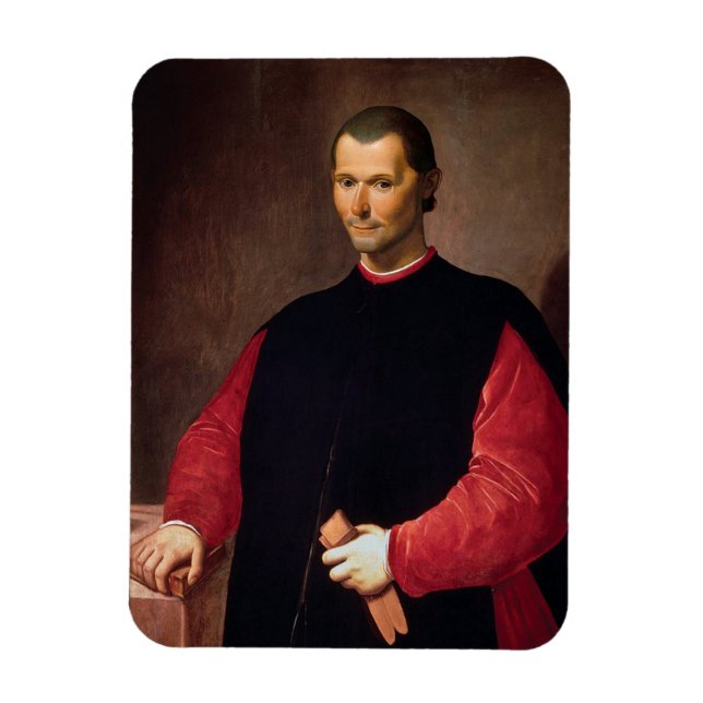 Imán Retrato de Niccolò Maquiavelli (Vertical)