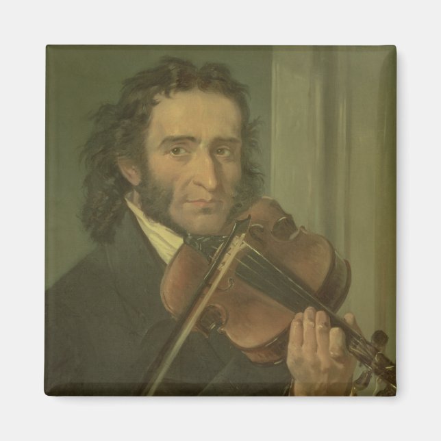 Imán Retrato de Niccolo Paganini (Frente)