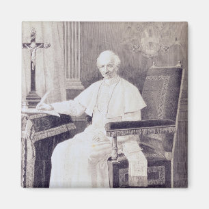 Imán Retrato de papa León XIII