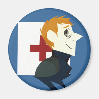 Imán Retrato de papel