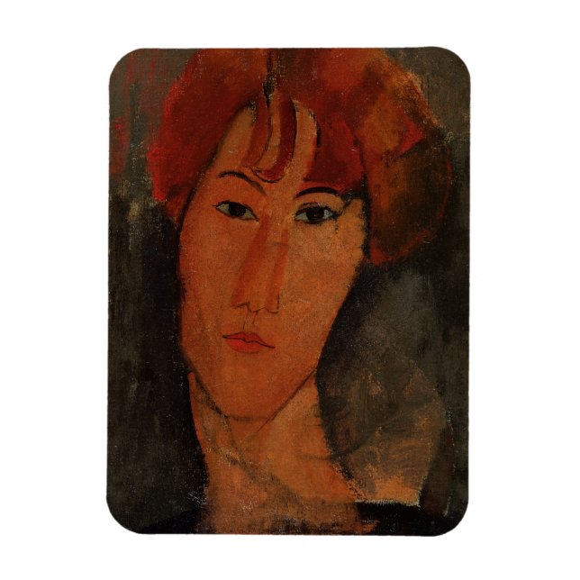 Imán Retrato de Pardy, c.1915 (aceite sobre lienzo) (Vertical)