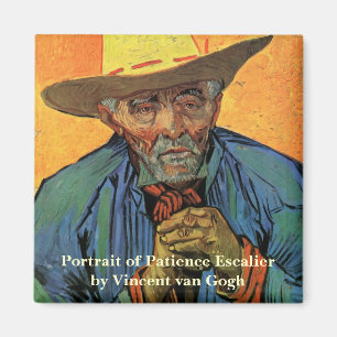 Imán Retrato de Patience Escalier por Vincent van Gogh