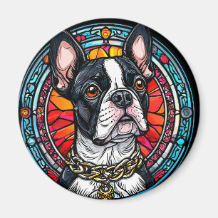 Imán Retrato de perro lindo