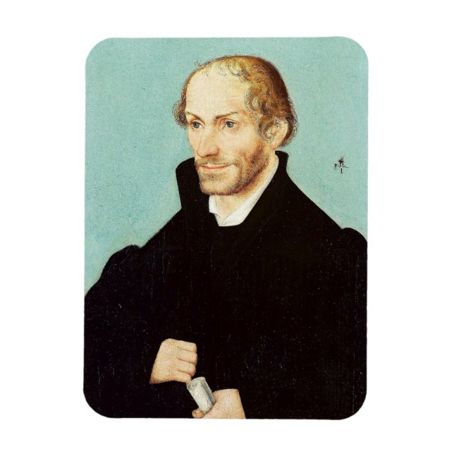 Imán Retrato de Philip Melanchthon, 1537 (Vertical)
