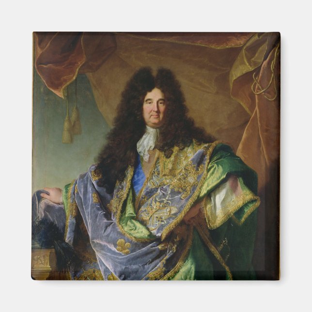 Imán Retrato de Philippe de Courcillon Marquis (Frente)