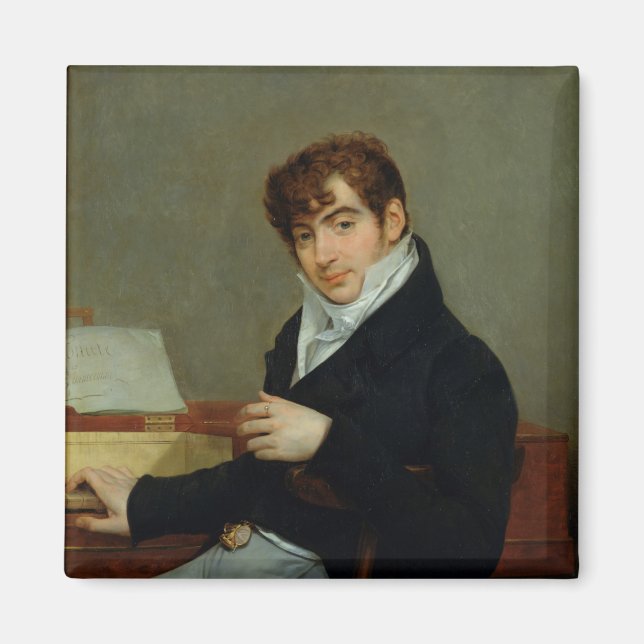 Imán Retrato de Pierre Zimmermann 1808 (Frente)