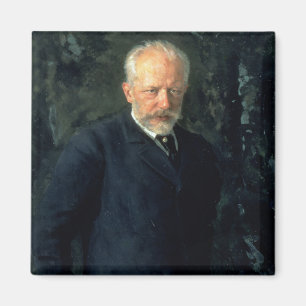 Imán Retrato de Piotr Ilyich Tchaikovsky