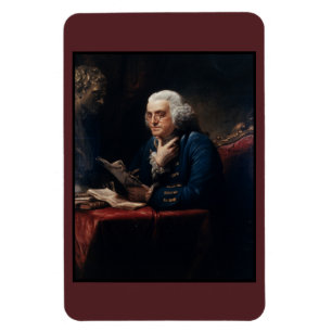 Imán Retrato de pulgar, Benjamin Franklin Padre fundado