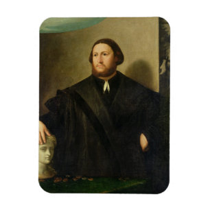 Imán Retrato de Raphaele Grassi (aceite en lona)