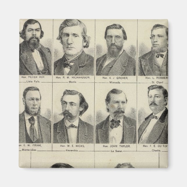 Imán Retrato de representantes de Minnesota (Frente)