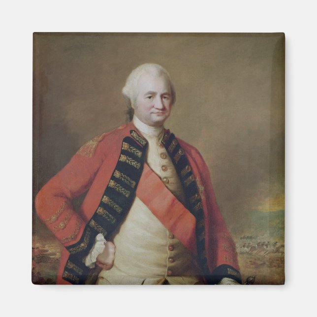 Imán Retrato de Robert Clive 1st Baron Clive, 1773 (Frente)
