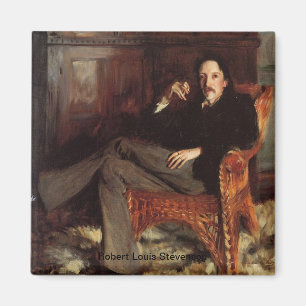 Imán Retrato de Robert Louis Stevenson