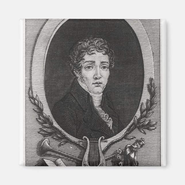 Imán Retrato de Sebastian-Roch Nicolas (Frente)