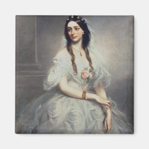 Imán Retrato de señora C.W.Stoughton (d.1907),