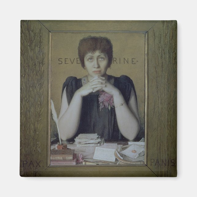 Imán Retrato de Severina (Remy de Carolina) (1855-1929) (Frente)