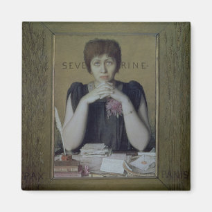 Imán Retrato de Severine (Caroline Remy) (1855-1929) (