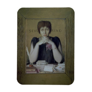 Imán Retrato de Severine (Caroline Remy) (1855-1929) (