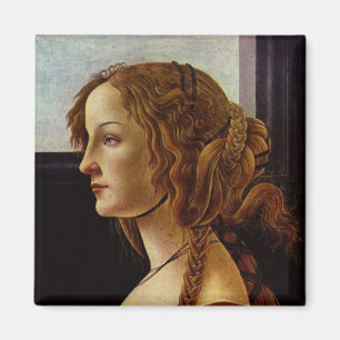 Imán Retrato de Simonetta Vespucci por Botticelli