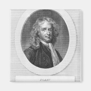 Imán Retrato de sir Isaac Newton