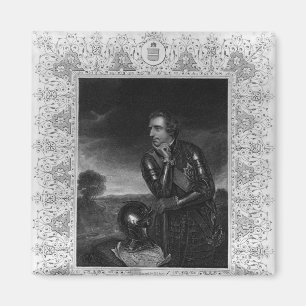 Imán Retrato de sir Jeffrey Amherst
