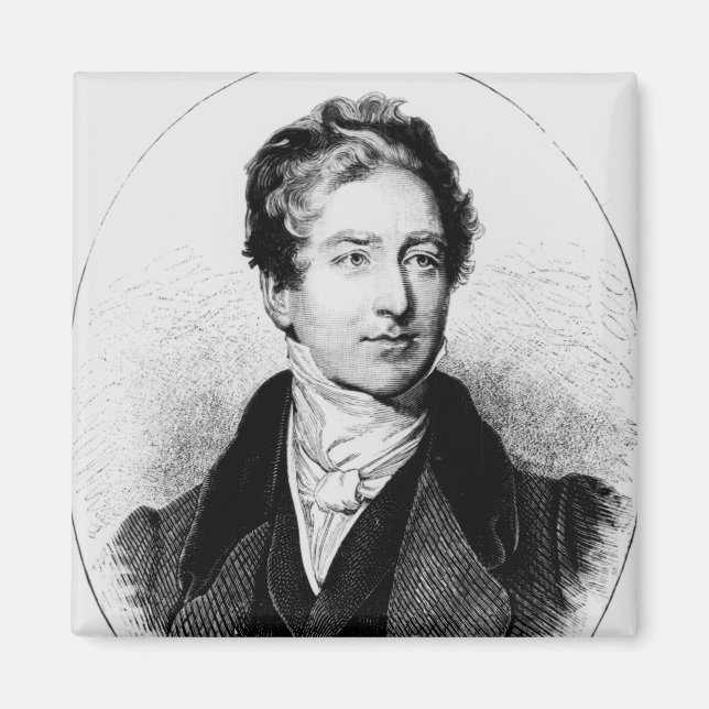 Imán Retrato de Sir Robert Peel (Frente)