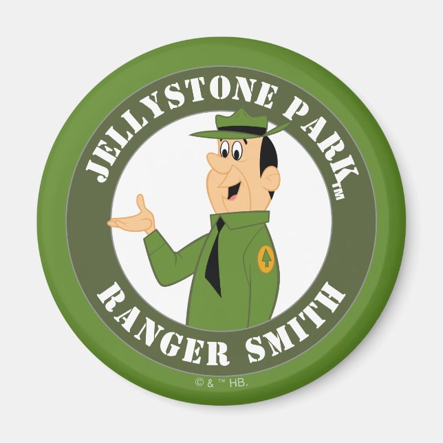 Imán Retrato de Smith de Jellystone (Frente)