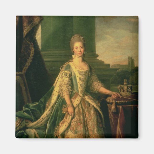 Imán Retrato de Sophie Charlotte (Frente)