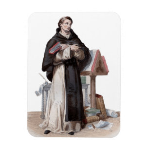 Imán Retrato de St Bernard de Clairvaux