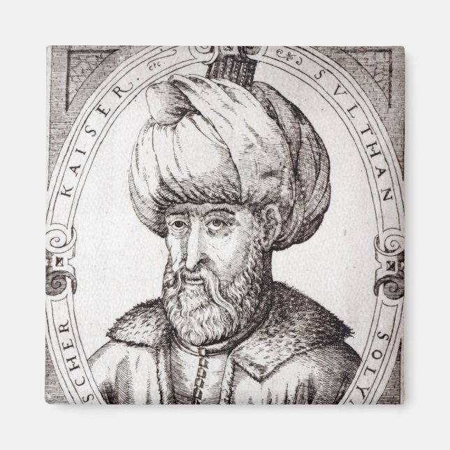 Imán Retrato de Suleiman el magnífico (Frente)