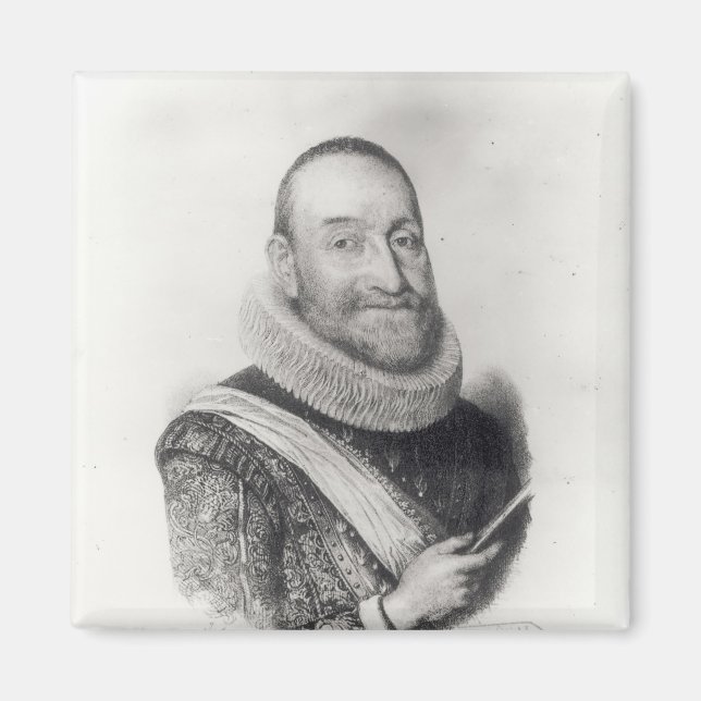 Imán Retrato de Theodore Agrippa d'Aubigne (Frente)