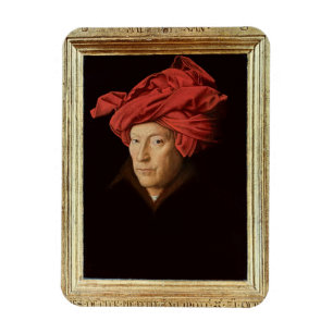 Imán Retrato de un hombre, 1433 (aceite en roble)