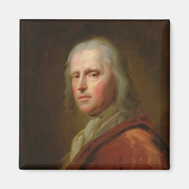 Imán Retrato de un hombre 3 (Frente)