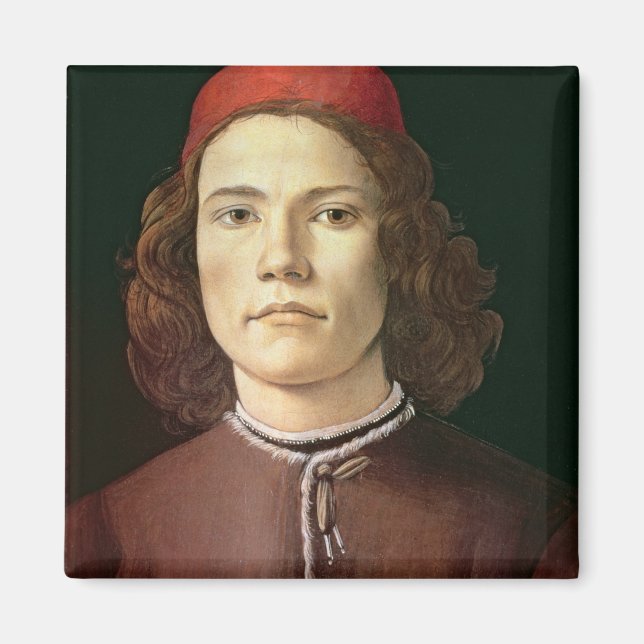 Imán Retrato de un joven, c.1480-85 (Frente)