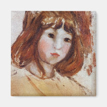 Retrato de un joven Chica (por Berthe Morisot)