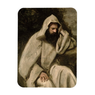 Imán Retrato de un monje, c.1840-45 (aceite en lona)