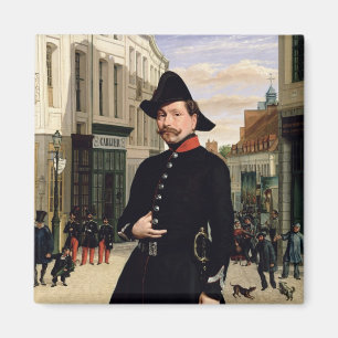 Imán Retrato de un oficial de policía en Douai en 1848