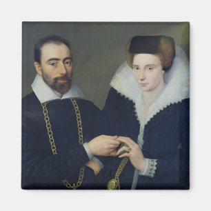 Imán Retrato de un par