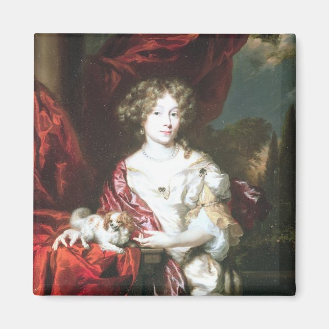 Imán Retrato de una dama, 1677 (Frente)