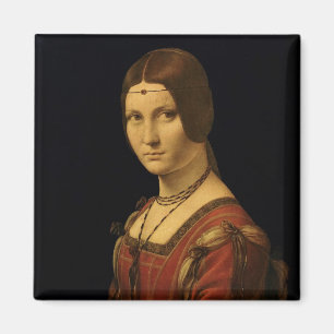 Imán Retrato de una dama de la Corte de Milán