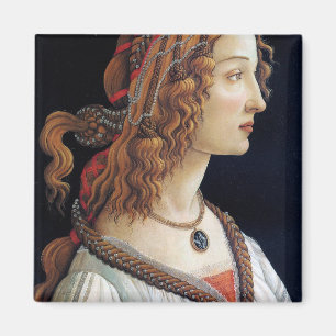 Imán Retrato de una dama, Sandro Botticelli