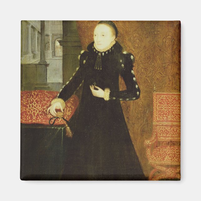 Imán Retrato de una dama, se cree que es Katherine, Duc (Frente)