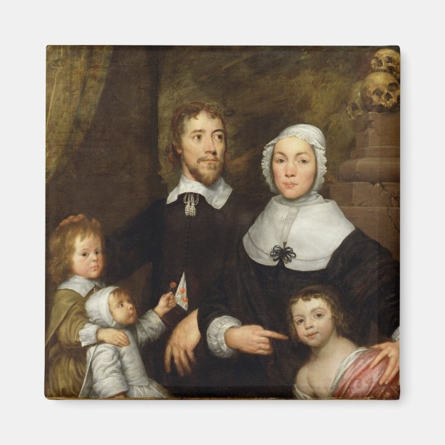 Imán Retrato de una familia, probablemente el de Richar (Frente)